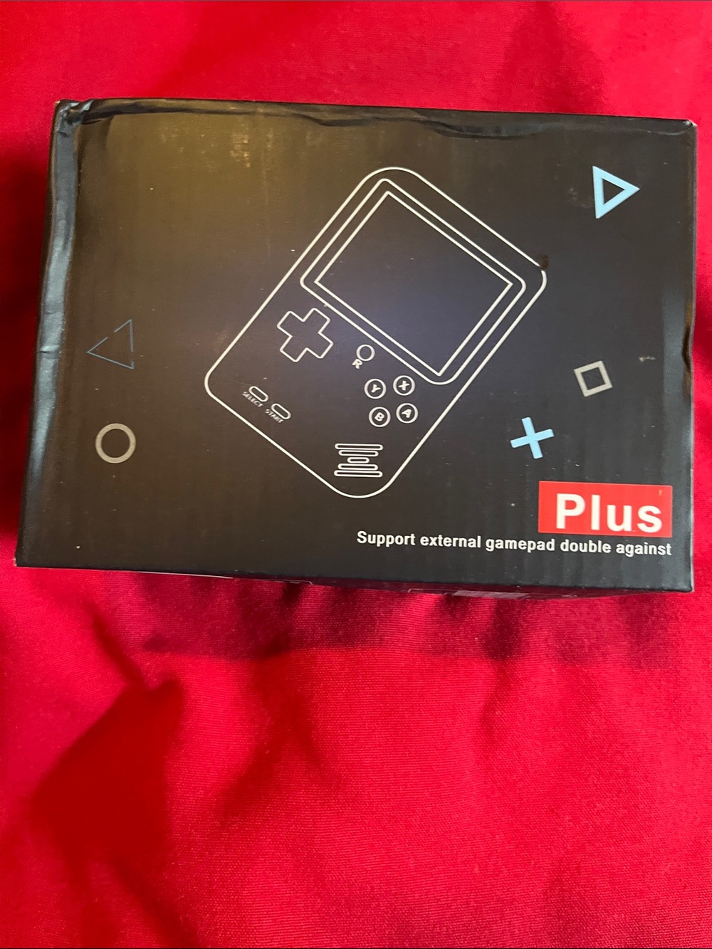 Retro Handheld Game Console Plus - Black